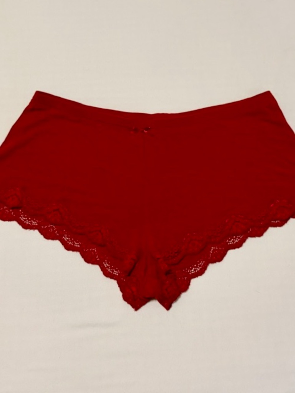 Gap Body Modal Ruby Red Long Sleeve Tee and Boyshorts Size XS - Picture 9 of 12